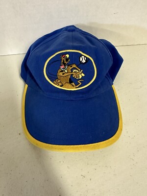 Vtg Scooby-Doo SD Baseball Hat Blue Embroidered 2000 Cartoon Network Boys Girls