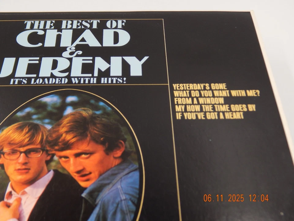 The Best Of Chad And Jeremy Vinyl LP Re-Issue Mono Capitol Records SN -12057 EX - Image 3 of 4