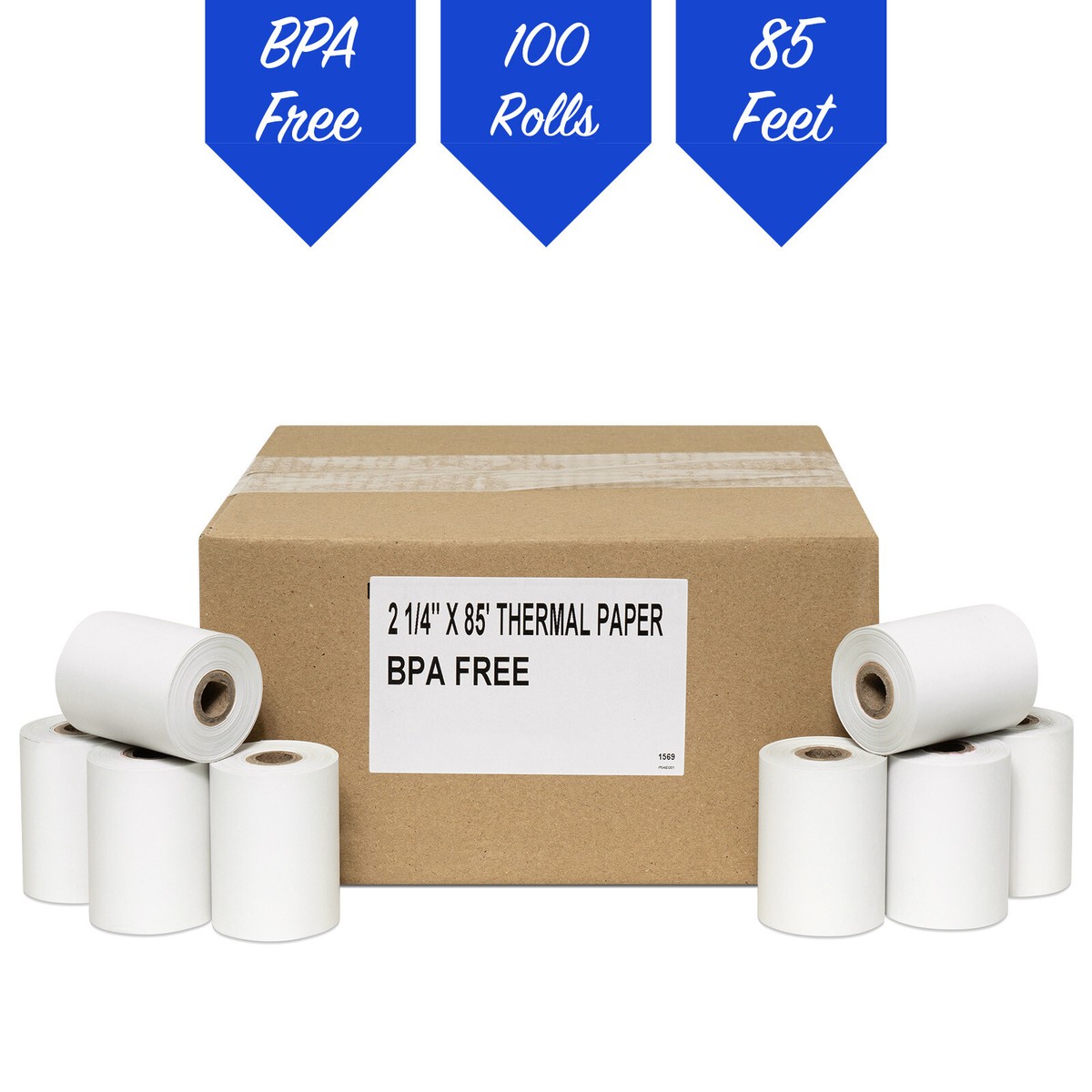 Jayard 2-1/4 X 85' Thermal Paper Rolls for Credit Namibia