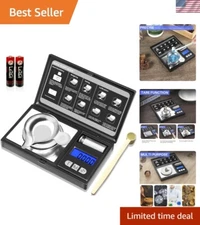 Portable Pocket Scale with Tare & Calibration - 50g Capacity for Jewelry