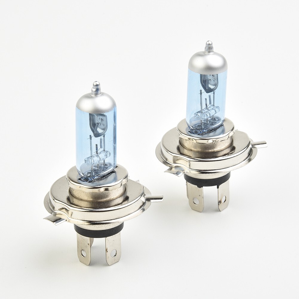 Blue Xenon Driver Headlight H4 100w Bulbs Shell White Car Halogen Lamp 6000k