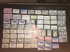 lot 66 timbres  france Oblitérés Poste Aérienne