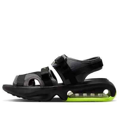 NEW Men's Size 9 Nike Air Max Sol Volt Black Sandal Slide NEW Men's Size 9 Nike Air Max Sol Volt Black Sandal Slide