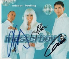 Masterboy Autogramme signed CD-Cover "Mister Feeling"