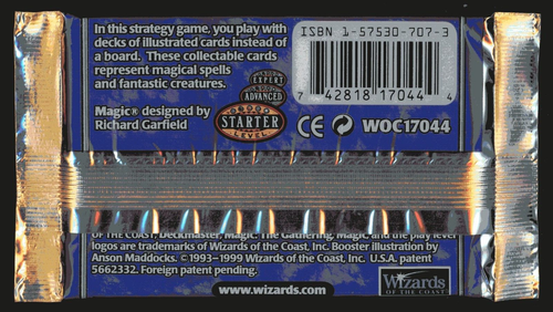 1999 MTG Magic the Gathering Starter Booster Pack English New / Sealed - Picture 3 of 3