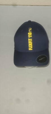 Flexfit 110 nu Hat Cap Blue Nwot Adjustable Snapback