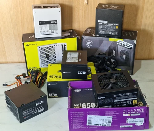 5 X Faulty PSU's. Some new + boxed, ALL FAULTY. Corsair, MSI, Coolermaster