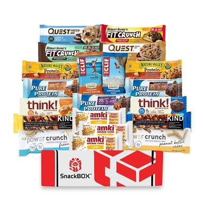 SNACKBOX The Builder's Protein Care Package (20 Snacks)