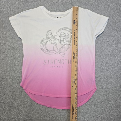 Gap Kids Disney Girls 2PC Shirt 16 Ombre Rapunzel Yellow Belle School Casual - Picture 11 of 16