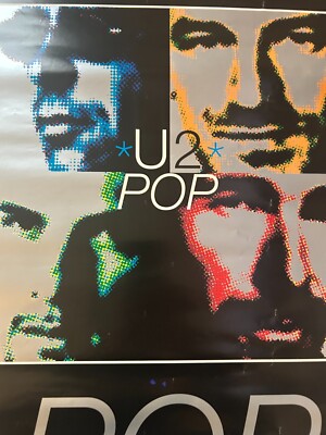 U2 / POP 1997 Japan Original Promo Poster B2 20x28in (515x728mm