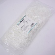 Bag of 1000 Panduit PLT1.5S-M Nylon Cable Tie 157mm x 4.8mm White