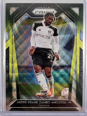 Andre-Frank Zambo Anguissa 2020-21 Prizm EPL Green & Yellow Prizm RC Fulham