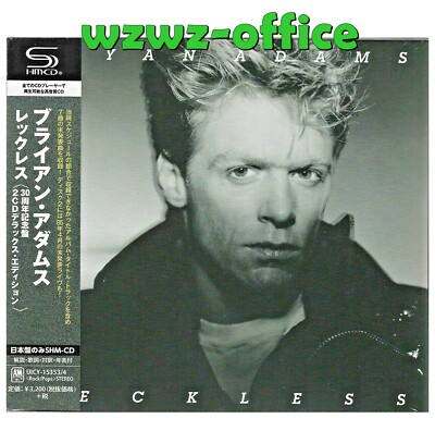 Bryan Adams SEALED BRAND NEW 2 SHM-CD ''Reckless Deluxe Ed'' 30th Japan Anniv.