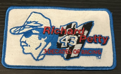 Richard Petty #43 Three Decades Of Racing Patch 5''x3'' King