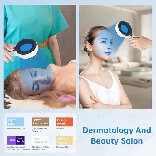 UV Woods Lamp Examination Dermatology Skin Anyalyzer For Vitiligo CE FDA - Picture 2 of 11
