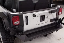 Fab Fours Heavy Duty Rear Bumper Fits 07-18 Wrangler (JK) JK07-Y1251-1