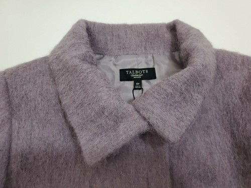 Talbots Lavender Wool Alpaca Mohair Jacket Size 10P Full Zip Retail $229 NWT - Picture 3 of 12