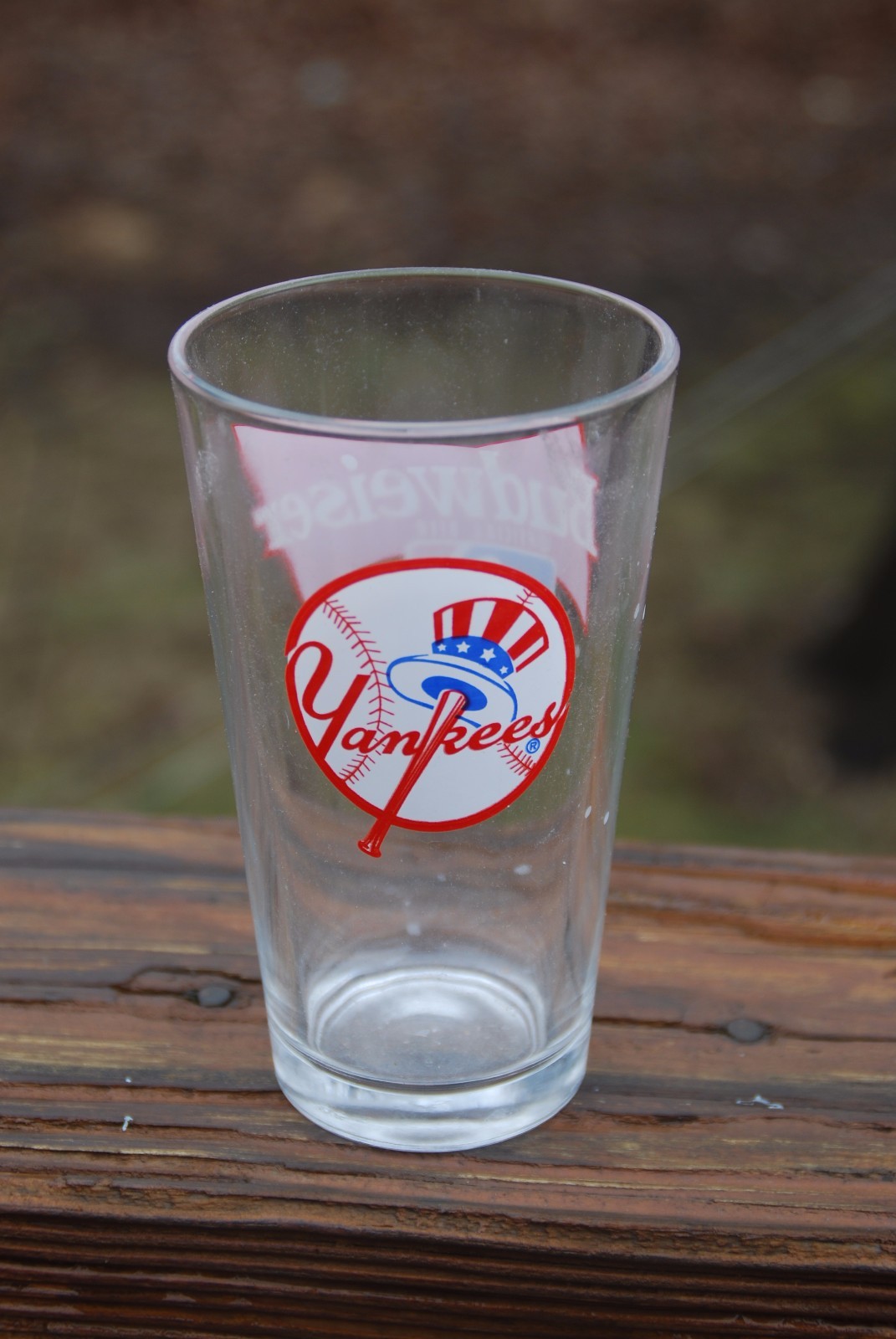 New York Yankees Pint Glass by Budweiser with MLB logo eBay