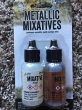 Tim Holtz  Alcohol Ink Metallic Mixatives, Pearl  Copper 21254 new