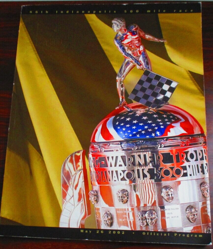2002 Indianapolis 500 Official Program w/Starting Field Insert
