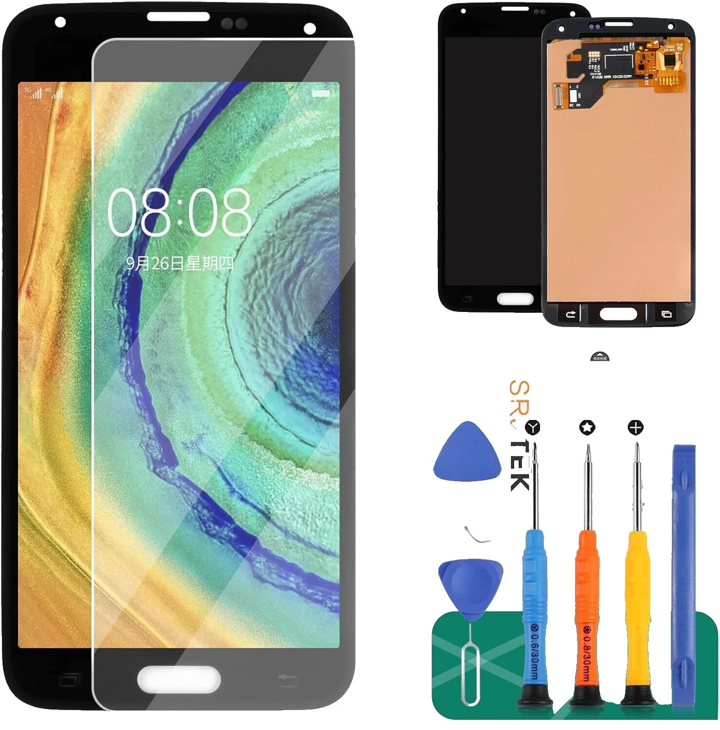 Pantalla de celular: pantallas de lente piezas para Samsung Galaxy S5