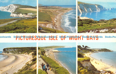 R529255 Picturesque Isle of Wight Bays Nigh 1974 Jarrold Multi View