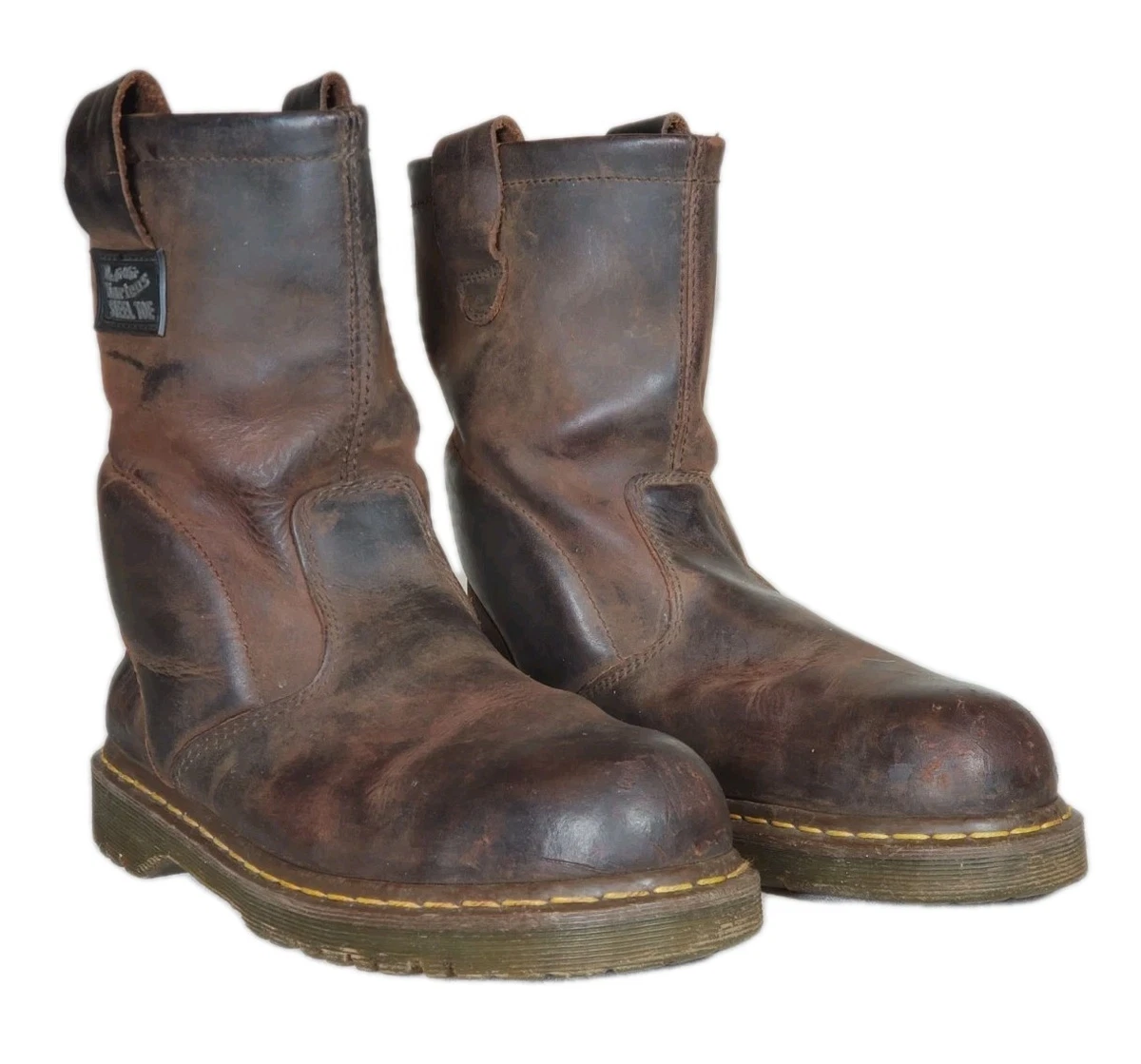 Dr. Martens Leather Upper Steel Toe Boots for Men for Sale 