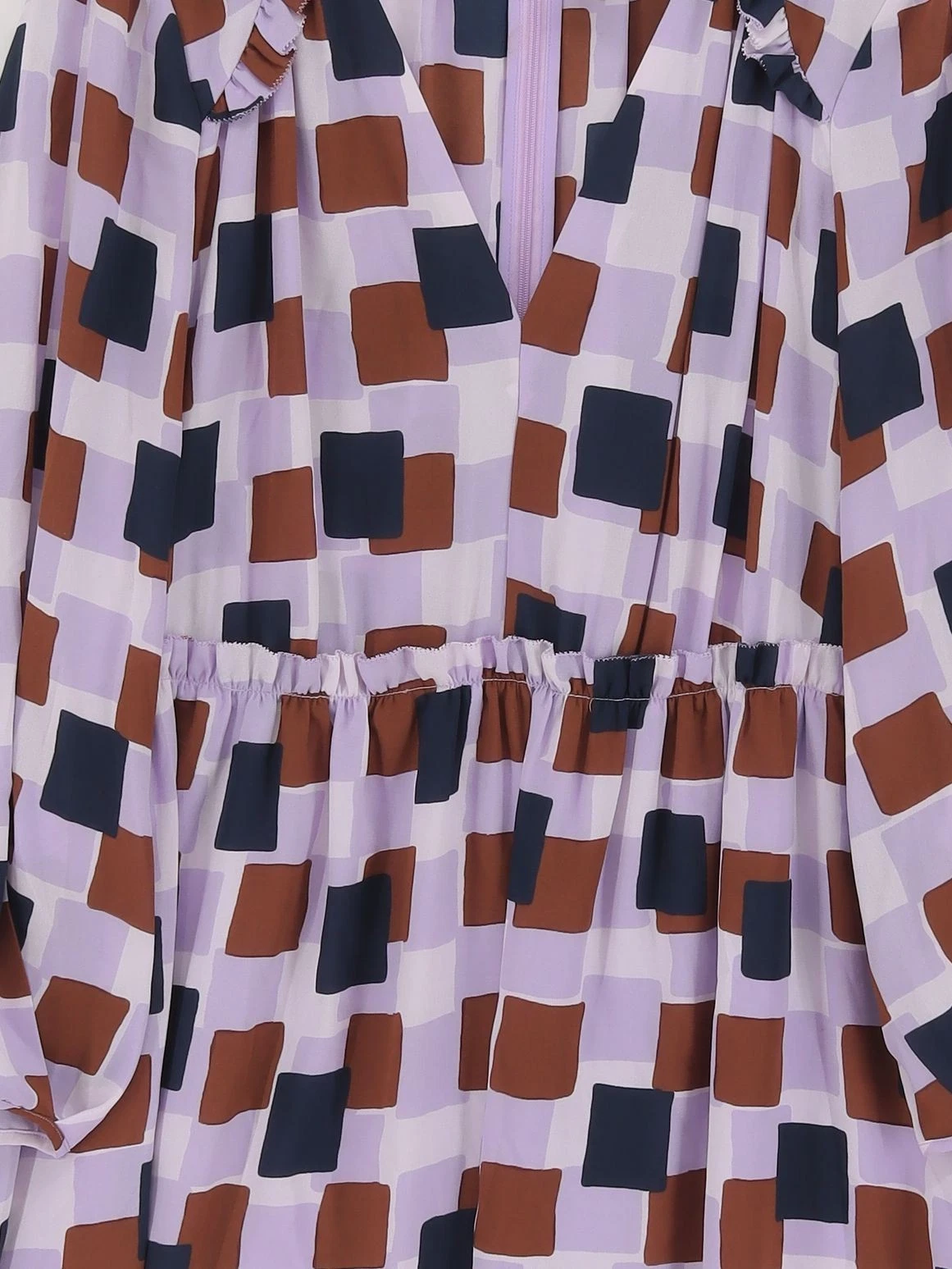 Abito midi donna Kate Spade UK 14 multi 100% poliestere linea A