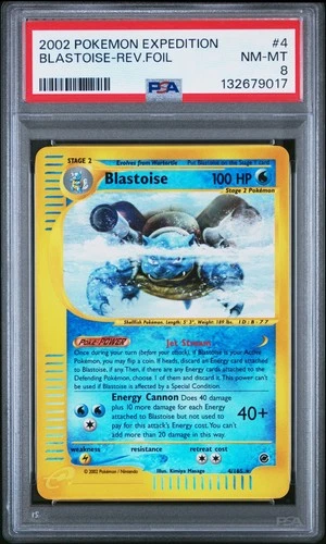 Blastoise 004/165 Expedition Base Set Reverse Holo
