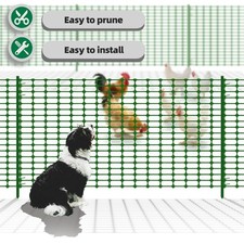 Dog Fence Camping Fence Boundary Fence 49ft-164ft Dog Net Puppy Mobile Flexible