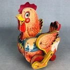 VTG Fisher Price Pull Toy KATY KACKLER The Red Hen Wood No. 140 Clucking 1954-56