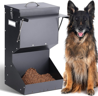 Outdoor Dog Feeder for Large Dogs, Automatic Dog Feeder Large Breed and Gravity