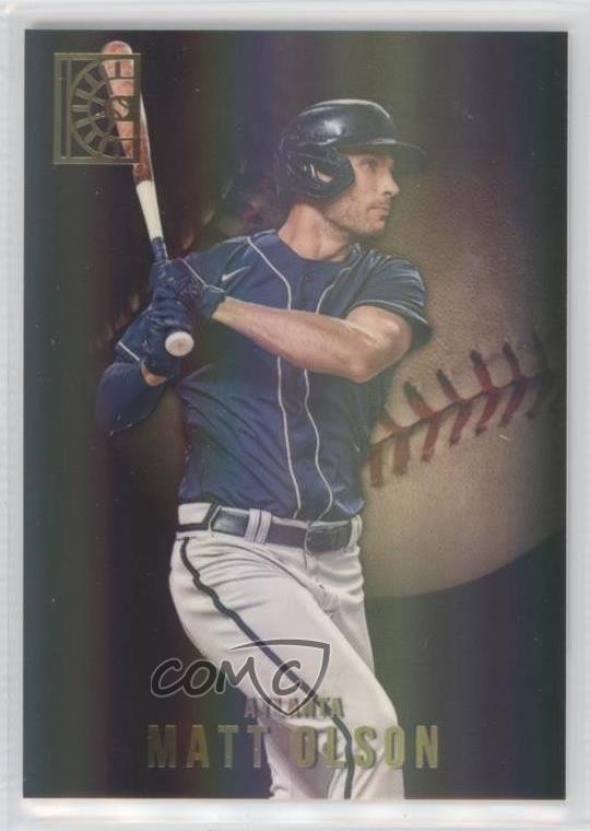 2022 Panini Capstone Gold Matt Olson #52 9pa
