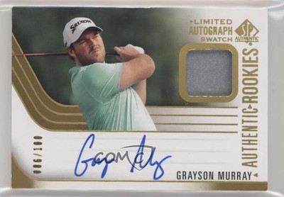 2021 SP Authentic Signature Swatch Limited Grayson Murray Rookie Auto RC 1cb8