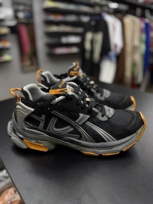 Balenciaga Runner Sneaker 'Worn-Out - Black Fluo Orange' Size 43EU