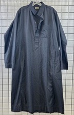 Al-Aseel Authentic Saudi Thobe Arabian Dark Grey - Men's Size 62 XL