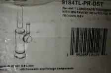 Delta Renaldi Touch2O 9184TL-PR-DST Touchless Pullout Kitchen Faucet Chrome NEW