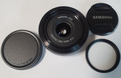Samsung NX Samsung NX 16mm F/2.4 Pancake, i-Function Lens, High quality