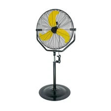7500 CFM Industrial 30" Pedestal Fan, Powerful Heavy Duty Commercial Fan