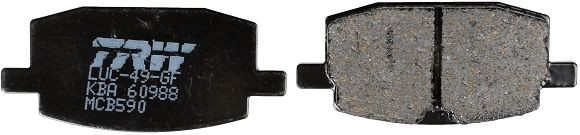 2 St. TRW Bremsbelagsatz, Scheibenbremse Organic Allround MCB590-image