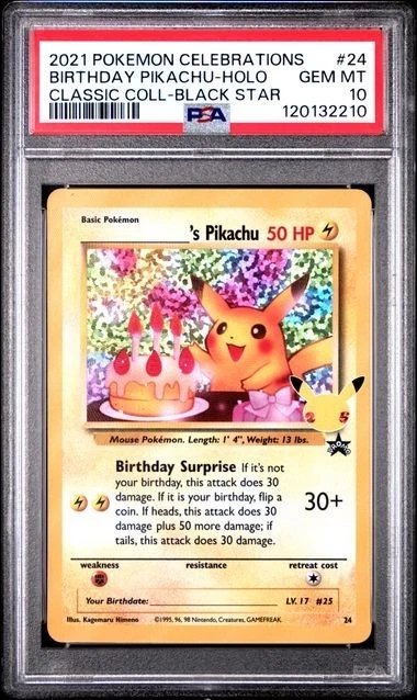 ______'s Pikachu 24/53 Celebrations: Classic Collection for sale