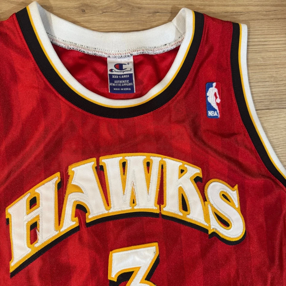 Camiseta Auténtica Vintage Campeón NBA Atlanta Hawks Shareef Abdur Rahim Foto 2 de 4