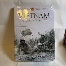 Vietnam: America's Conflict Special Edition Metallic Case Set 4 DVD Discs New