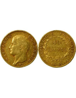 France Napoléon Ier - 40 Francs Or, Calendrier Révolutionnaire - An 13 A Paris - Photo 1/3