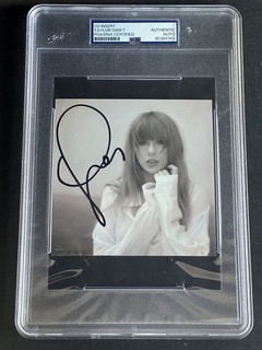 Taylor Swift Signed Tortured Pets Society CD Insert PSA/DNA Encapsulated AUTO