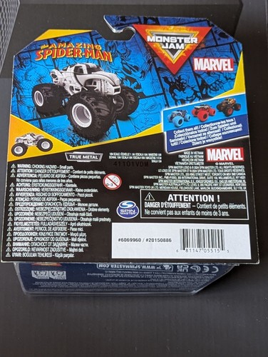 Monster Jam Marvel Spider-Man Series 3 - Picture 2 of 2