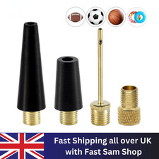 Inflator Kit 4 Pieces Ball Pump Needle Set Nozzle Adapter Ball Inflation Pump