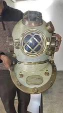 Vintage 18" Diving Divers Helmet U.S Navy Mark V Deep Sea Antique Scuba Gift