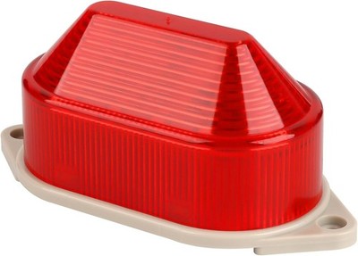 Industrial DC 12V Red LED Warning Light Bulb Signal Tower Lamp N-3051 Steady Fla