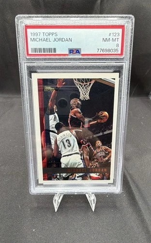 1997-98 Topps - Michael Jordan #123 PSA 8